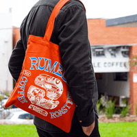 Rumble Illustrated Boxing Gloves Tote Bag - Rumble Coffee