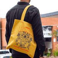 10 Years of Rumble Mustard Tote Bag - Rumble Coffee