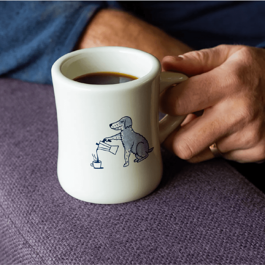 Rumble x James Eagle Dog Mug - Rumble Coffee