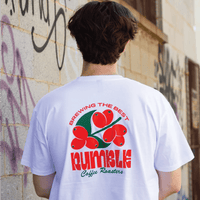 Coffee Cherry Tee - Rumble Coffee x Steve Gavan - Rumble Coffee