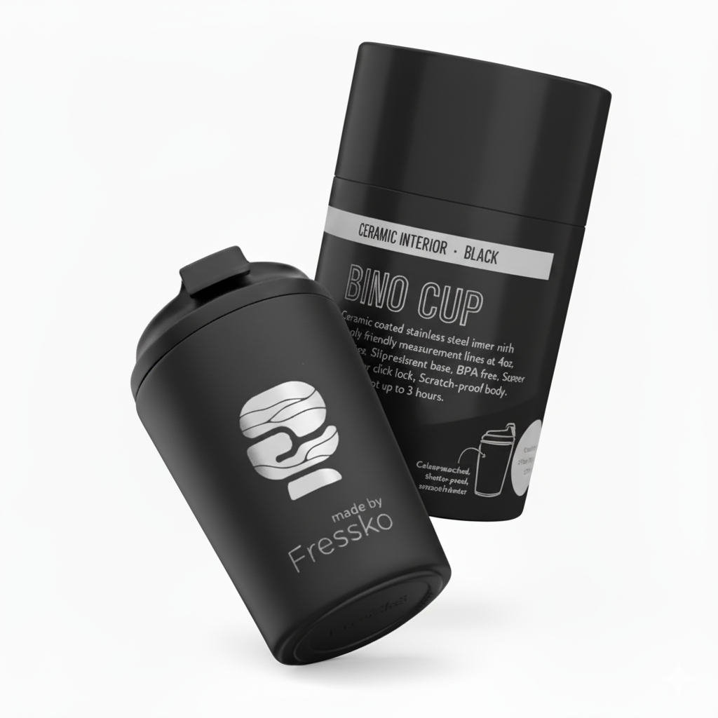 Fressko x Rumble Black Bino 12oz/340ml Cup