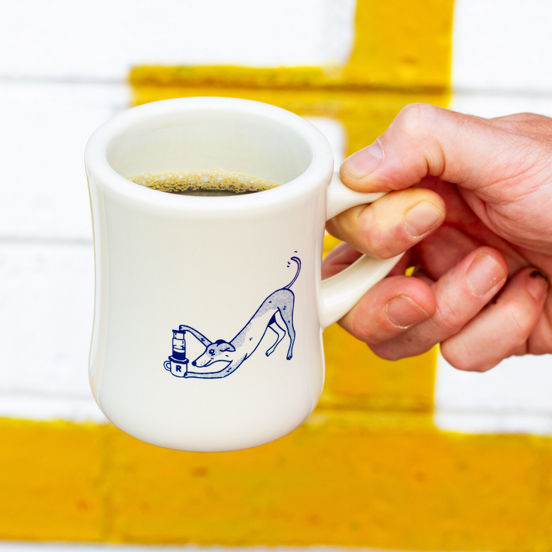 Rumble Whippet Dog Mug