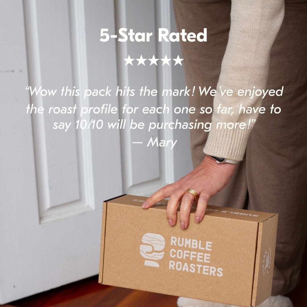 Main Card - 4 Pack of Rumble Blends - Rumble Coffee