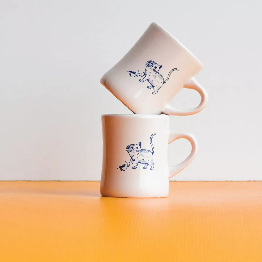 Rumble x James Eagle Cat Mug - Rumble Coffee