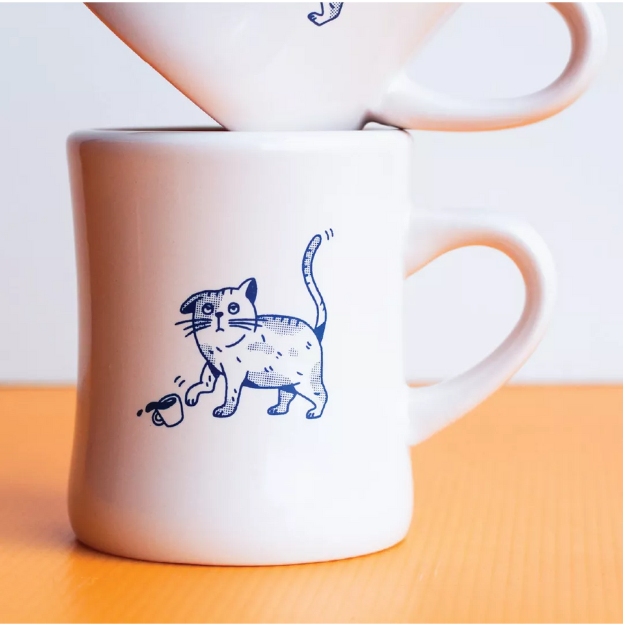 Rumble x James Eagle Cat Mug - Rumble Coffee