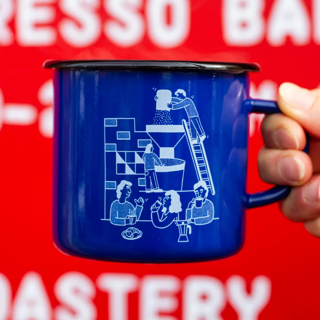 Rumble x James Eagle Enamel Mug - Rumble Coffee