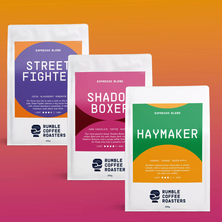 Main Card - 3 Pack of Rumble Blends - Rumble Coffee